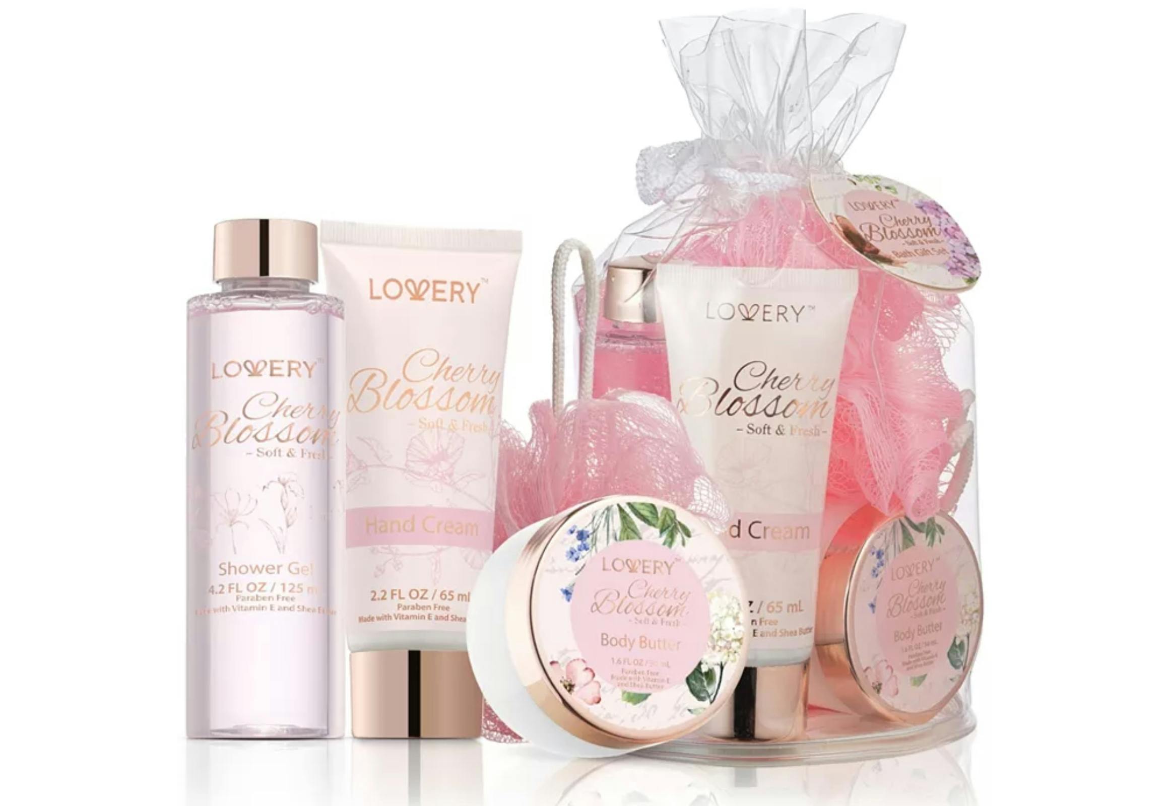 Lovery Cherry Blossom Bath Gift Set