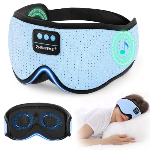 Sleep Mask with Bluetooth Headphones