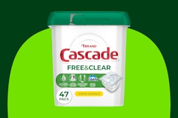 Cascade Dishwasher Pods, Only $13.99 With Amazon Coupon card image