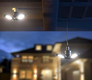A pack of four garage lights.