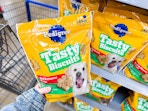 Pedigree Tasty Biscuits being pulled off shelf in Walmart store