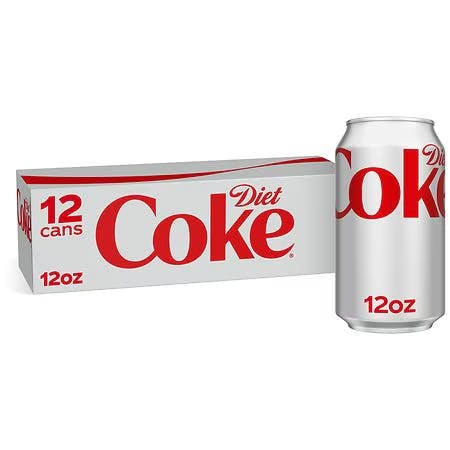 2 Diet Coke Soda 12-Packs
