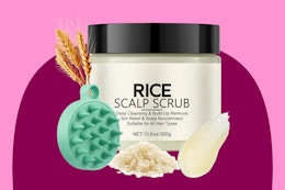 Rice Scalp Scrub Set, as Low as $4 on Amazon card image