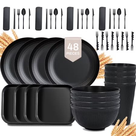 Wheat Straw Dinnerware Set