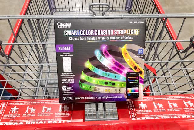 Feit Electric 20-Foot Strip Light, Only $20 at Costco (Reg. $30) card image