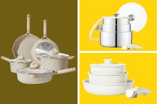 Three different cookware sets from Carote 