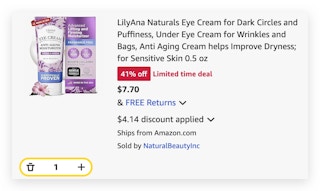 LilyAna Naturals Eye Cream