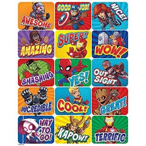 Eureka Marvel Super Hero Stickers