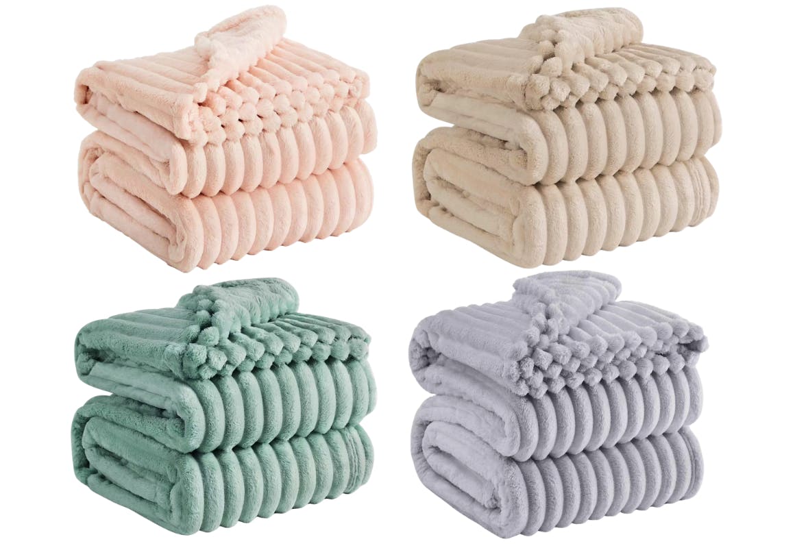 Bedsure Plush Bed Blanket