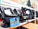 graco car seats sitting on a target shelf