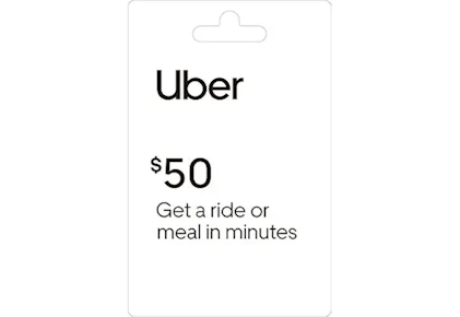 Uber $50 Gift Card