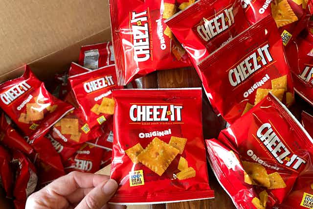 Cheez-It Cracker Snacks 40-Pack, as Low as $12.82 on Amazon card image