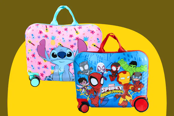 This $39 Kids' Character Ride-on Luggage Is a Walmart Steal (Reg. $100)