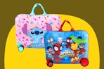 Walmart kids' character ride-on luggages