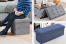 QVC Storage Ottoman Feature Image