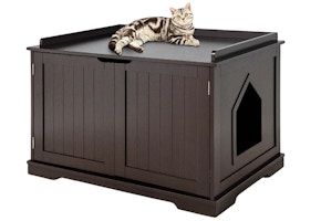Cat Litter Box Storage Bench