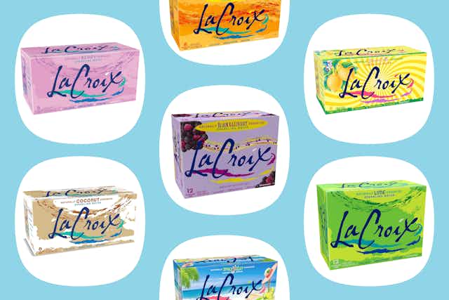 LaCroix Sparkling Waters, Starting at $0.29 per Can on Amazon card image
