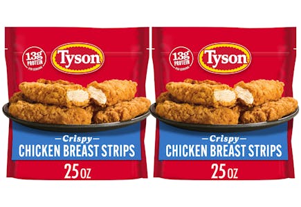2 Tyson Chicken Strips Bags