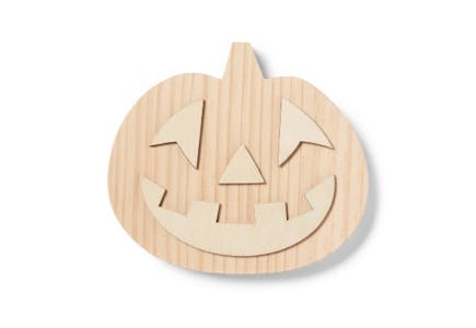 Mondo Llama Wood Jack-o'-Lantern