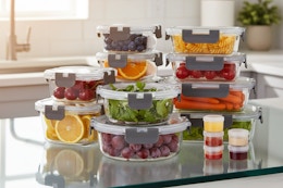 Walmart glass food storage container set