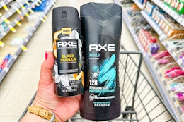 AXE Body Spray and Body Wash, $2.99 at CVS and $4 at Walgreens card image