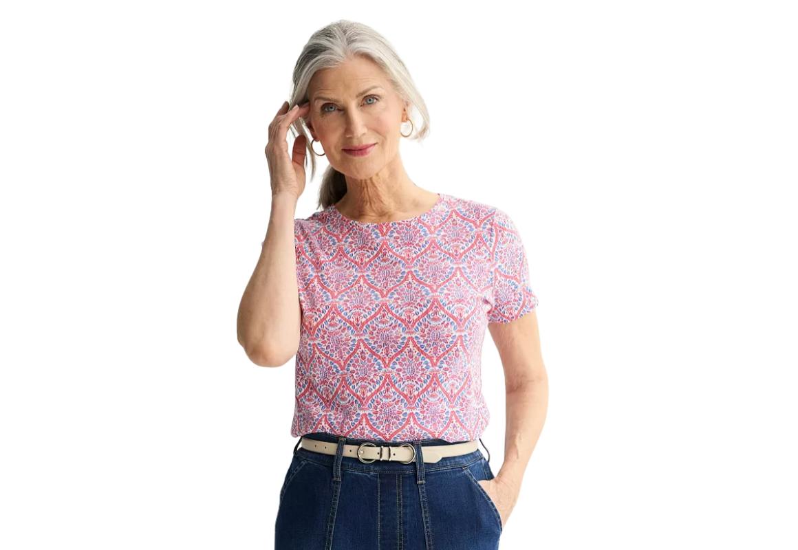 Women's Croft & Barrow Crewneck Tee