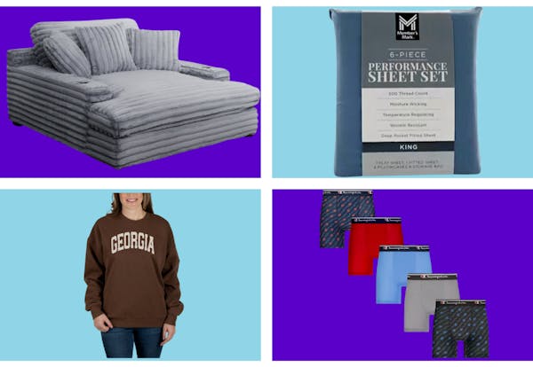 Sam's Club Doorbusters Are Here: $9.98 State Sweatshirt, $19.98 Sheets, More
