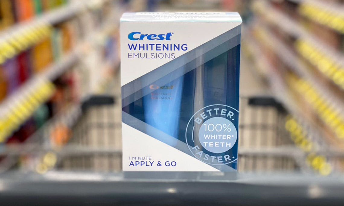 Free Crest Teeth Whitening + LED Light Kit at (Today Only