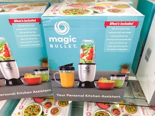 A Magic Bullet on a store shelf.