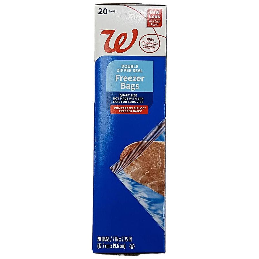 Walgreens Freezer Bags