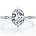 Moissanite Engagement Ring