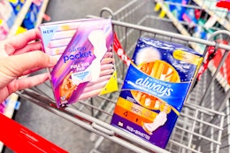 Always Pads, Only $3.72 per Pack at CVS (Reg. $7.59) card image