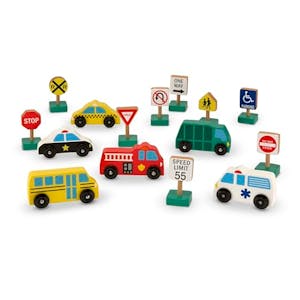 Melissa & Doug Wooden Vehicles Set