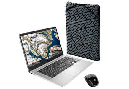 HP Chromebook Laptop Bundle