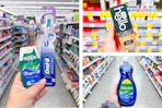 walgreens hello, oral-b, crest, palmolive 3-photo collage