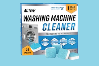 a pack of washing machine tablets