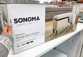 kohls sonoma goods for life madison storage bench ottoman 3.16-2