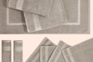 Stock image of the Mainstays 9-Piece Towel and Bath Mat Bundle in the color "Washed Stone"