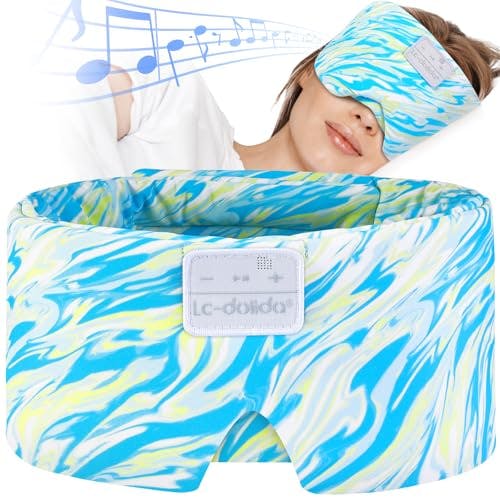 Sleep Mask with Bluetooth Headphones