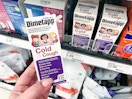 hand holding children's dimetapp at target