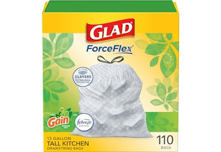 Glad ForceFlex Trash Bags