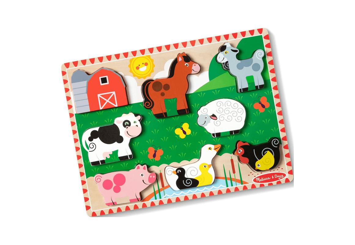 Melissa & Doug Wooden Chunky Puzzle
