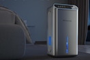 a dehumidifier in a bedroom