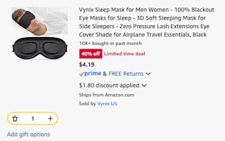Sleep Mask Discount