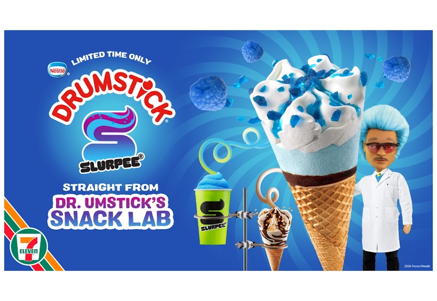 7-eleven drumstick slurpee cone ad high resolution