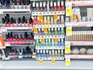 area shot of essie clearance polishes in walgreens