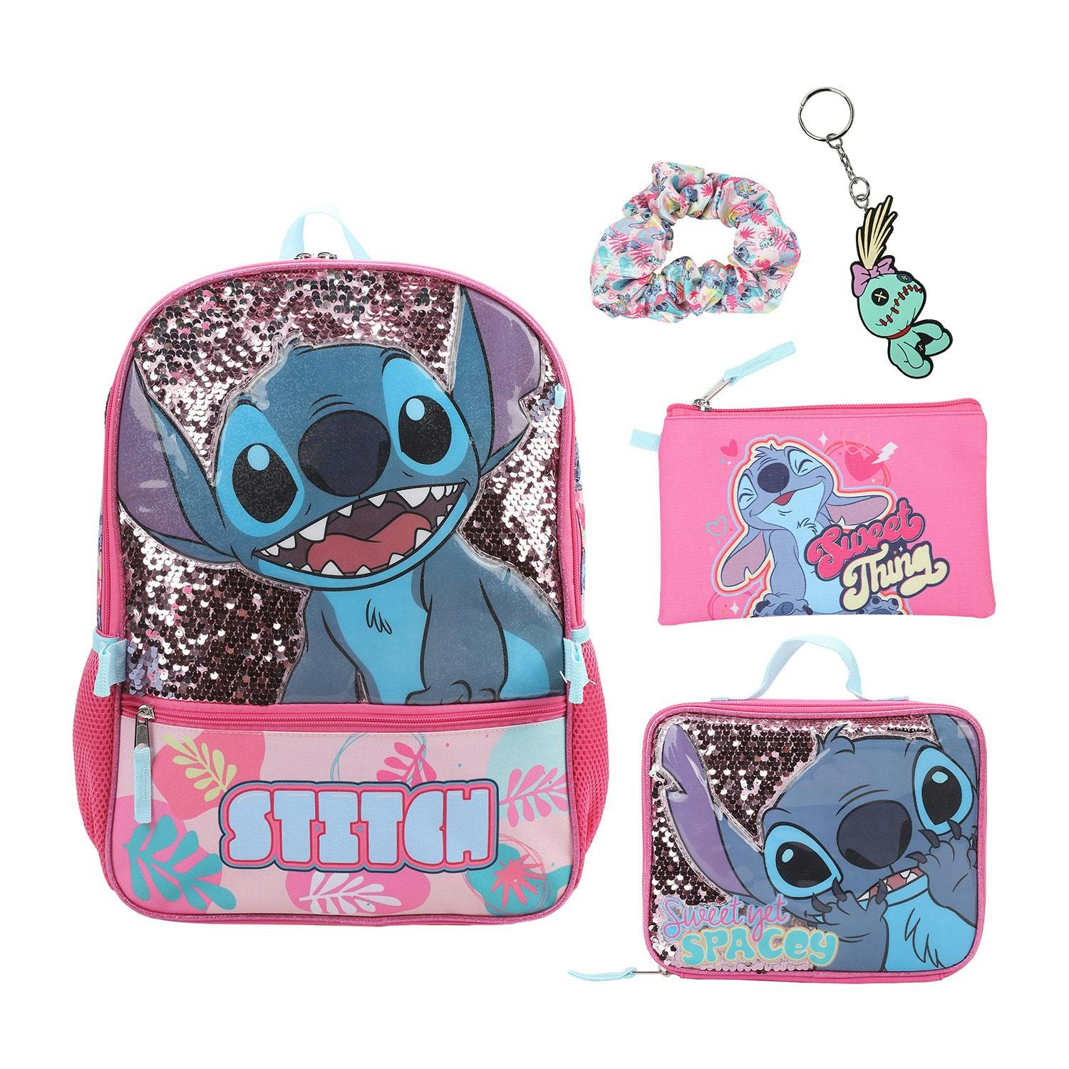 Disney Stitch Backpack Set