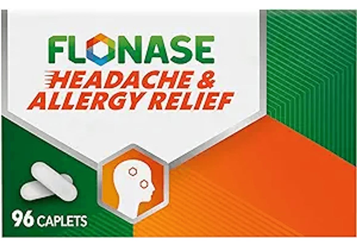 2 Flonase Headache and Allergy Relief Caplets