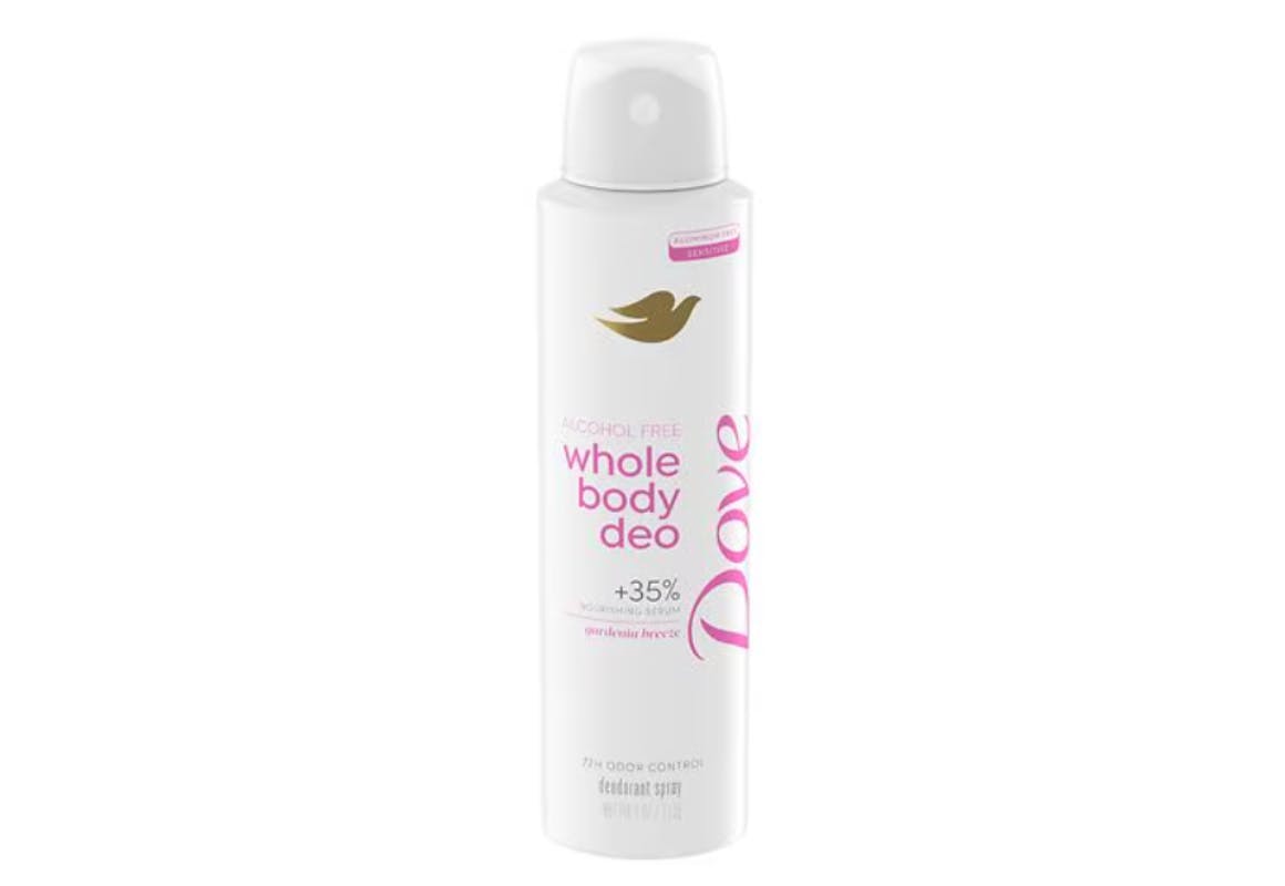4 Dove Dry Spray Deodorants