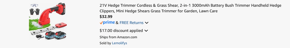 Amazon Hedge Trimmer 2025 2